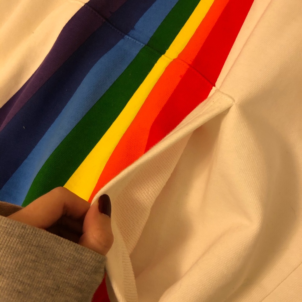 Rainbow Spaceship Hoodie - image 6